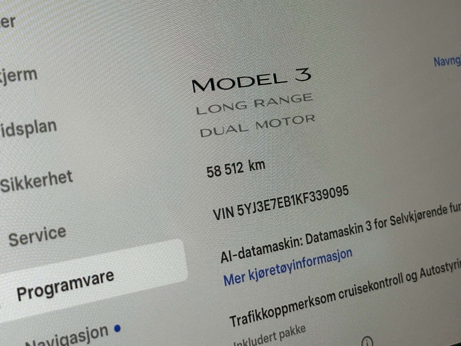 Hovedbilde av Tesla Model 3