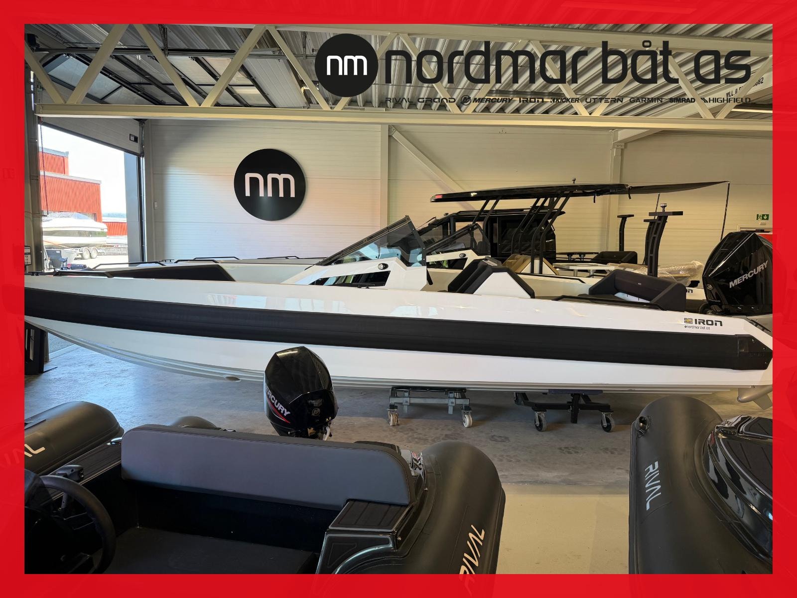 Bilde av 'IRON Boats 767 LEVERINGSKLAR - Mercury V8 300HK - BAUGPROPELL - Solseng Foran og'