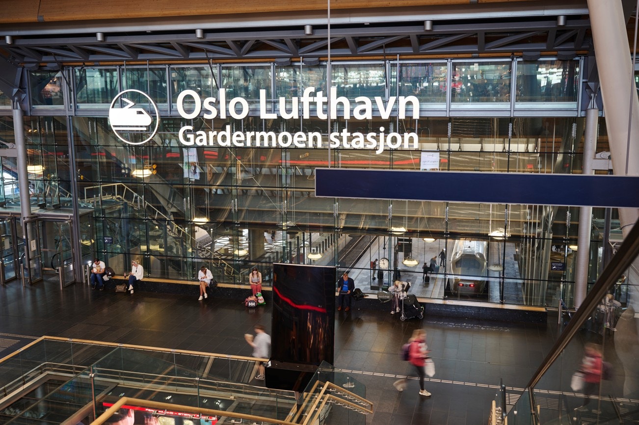 Kort vei til Oslo Lufthavn Gardermoen