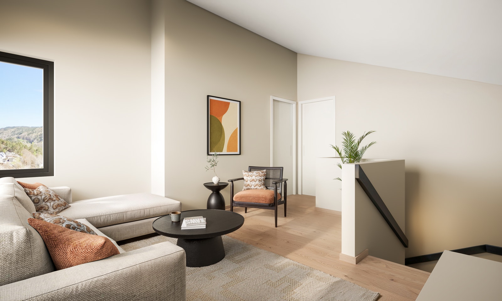 Illustrasjon av loft