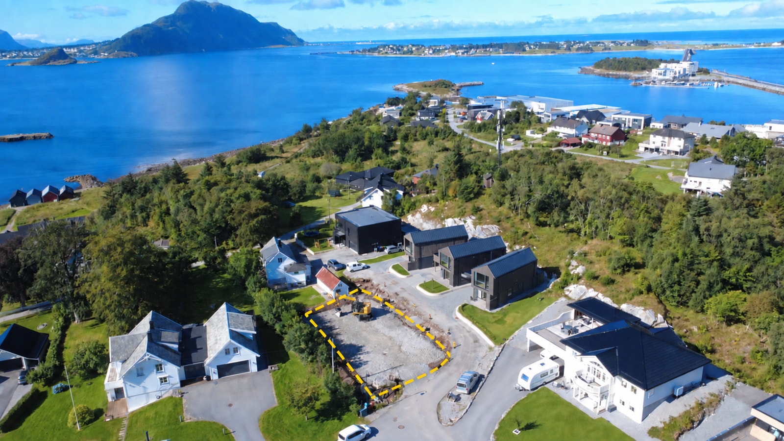 Oversiktsbilete av Leitagarden