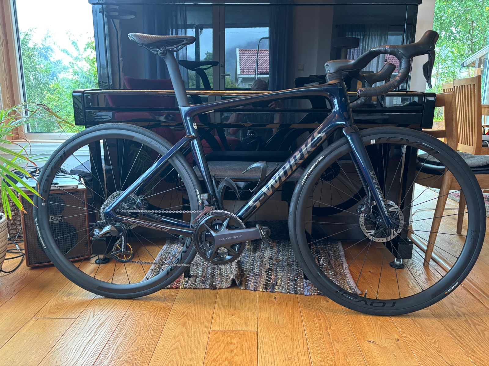 Specialized Tarmac S-Works SL7 2024 med Roval Alpinist CLX II hjul