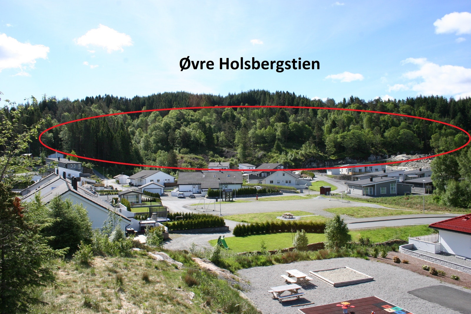 Privat Regulert tomteområde for konsentrert småhusbebyggelse nær Frekhaug