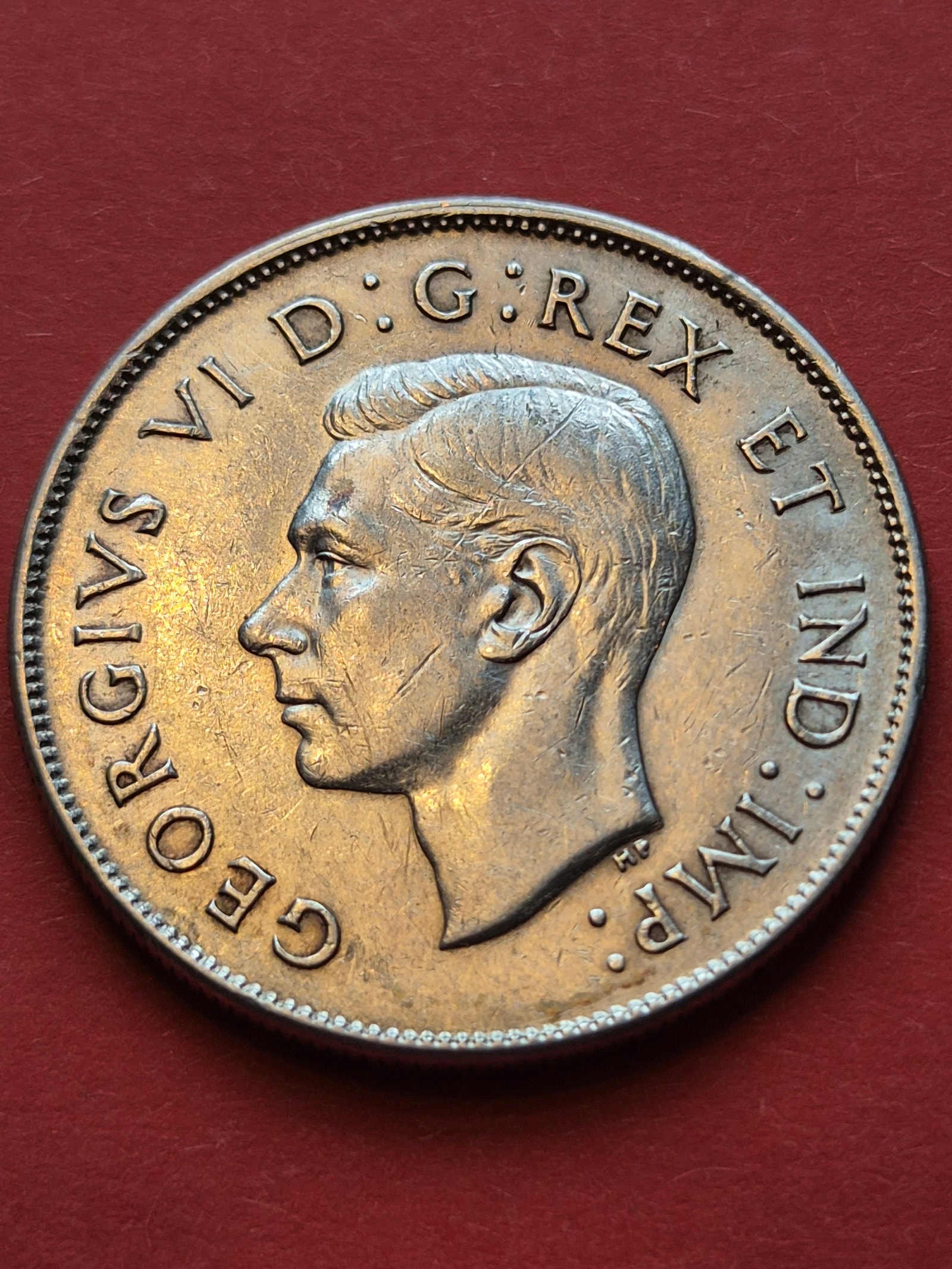 50 cents Canada 1943 Sølvmynt, 