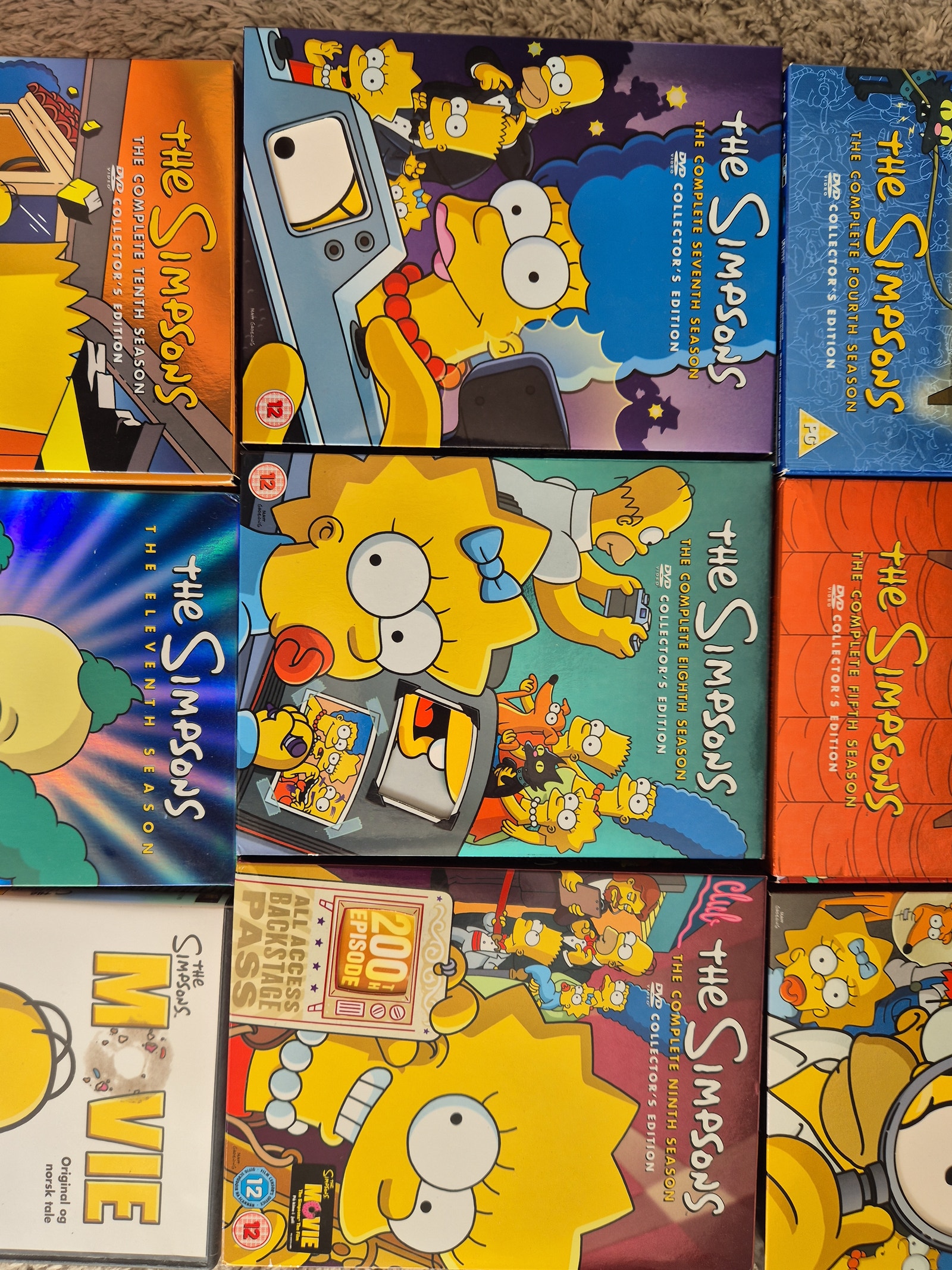 The Simpsons DVD-samling + The Simpsons Movie | FINN-torget
