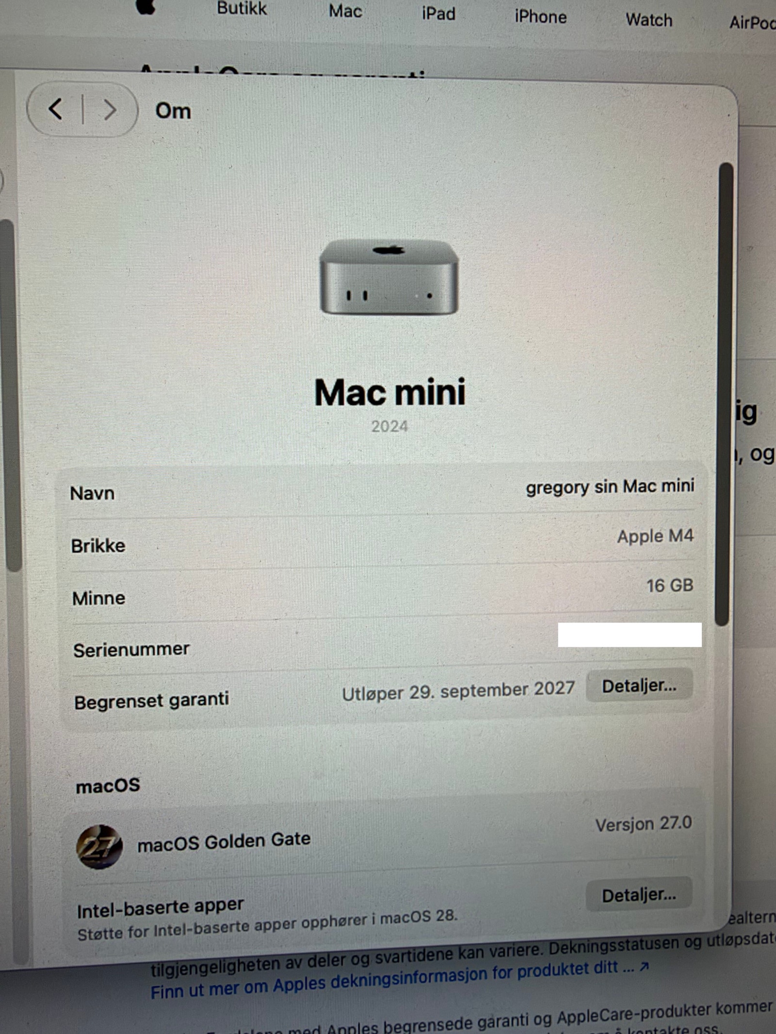 Mac mini M4 16GB RAM 256GB | FINN-torget