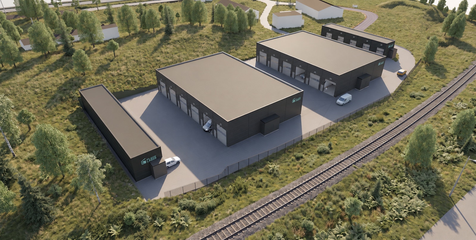 Eie Ditt Lager AS Nye lagerseksjoner for salg! | Sentralt med kort vei fra Bodø sentrum | 2 ulike størrelser, 36 og 72 kvm! Myrabakken, Bodø 36 - 72 m²