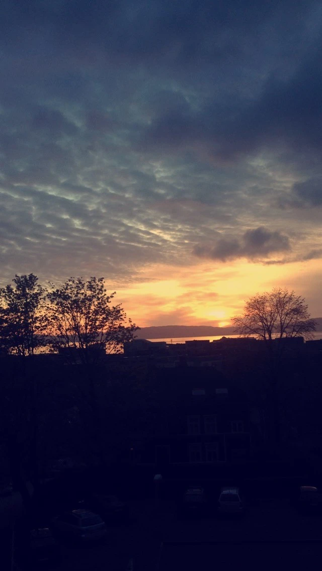 Utsikt på kveldstid 1 Galleribilde