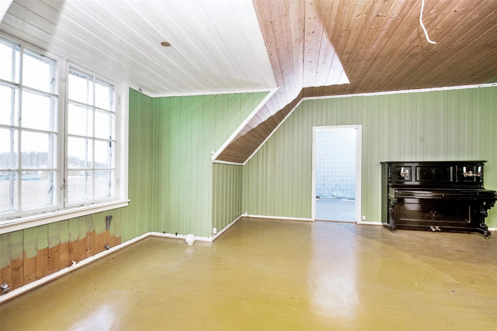 Stue i skolens øverste etasje Galleribilde