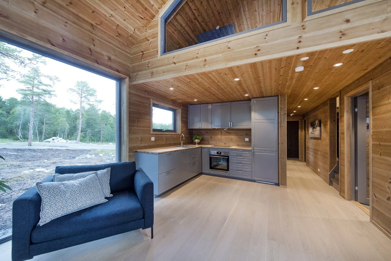 Stue/kjøkken Galleribilde