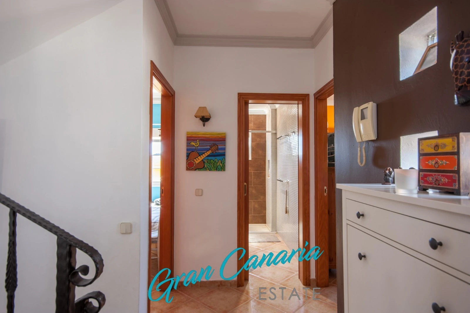 Gangen mellom soverom og bad Galleribilde