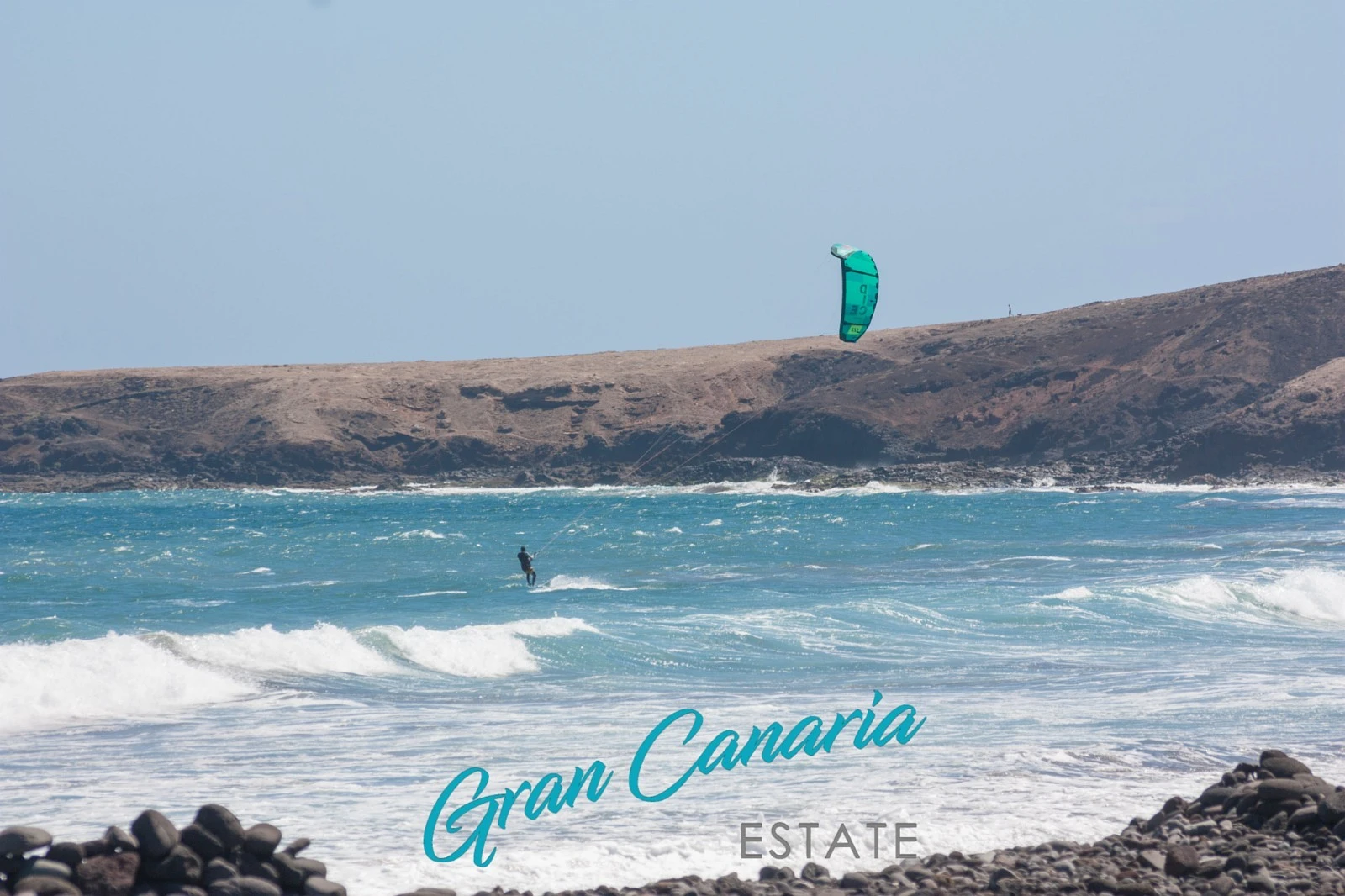 Populært sted å vindsurfe Galleribilde