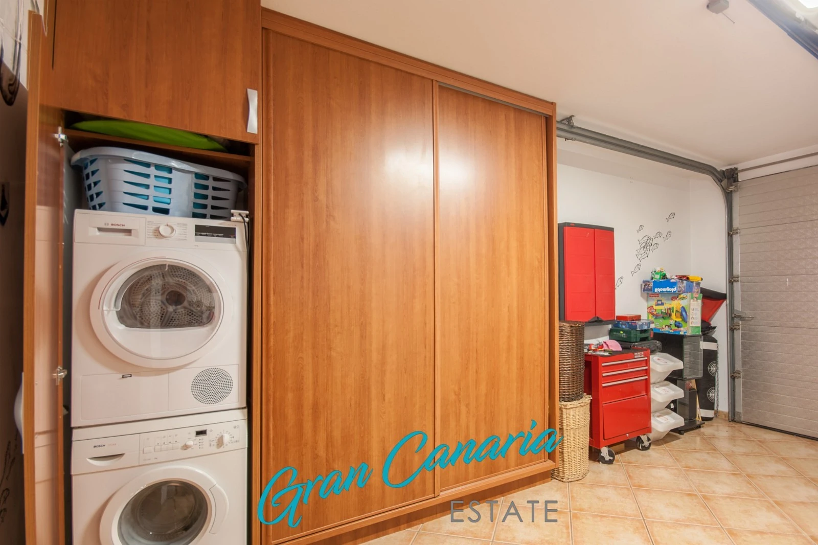 Smart løsning til vaskemaskin og tørketrommel (BOSCH) Galleribilde