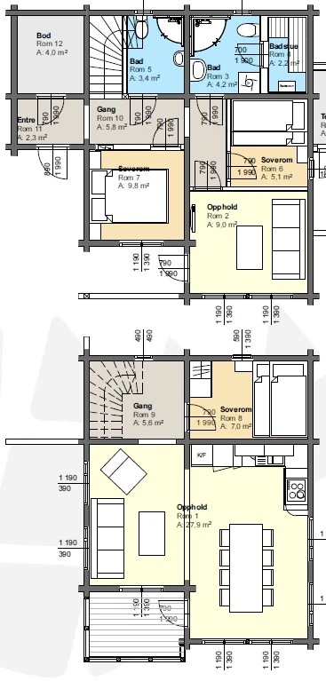 Plantegning Galleribilde