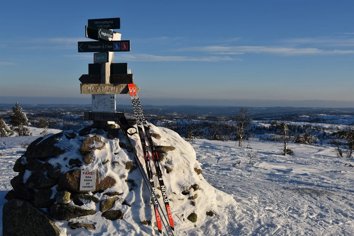 Det er opptill 11 mil med oppkjørte skiløyper i nærområdet Galleribilde