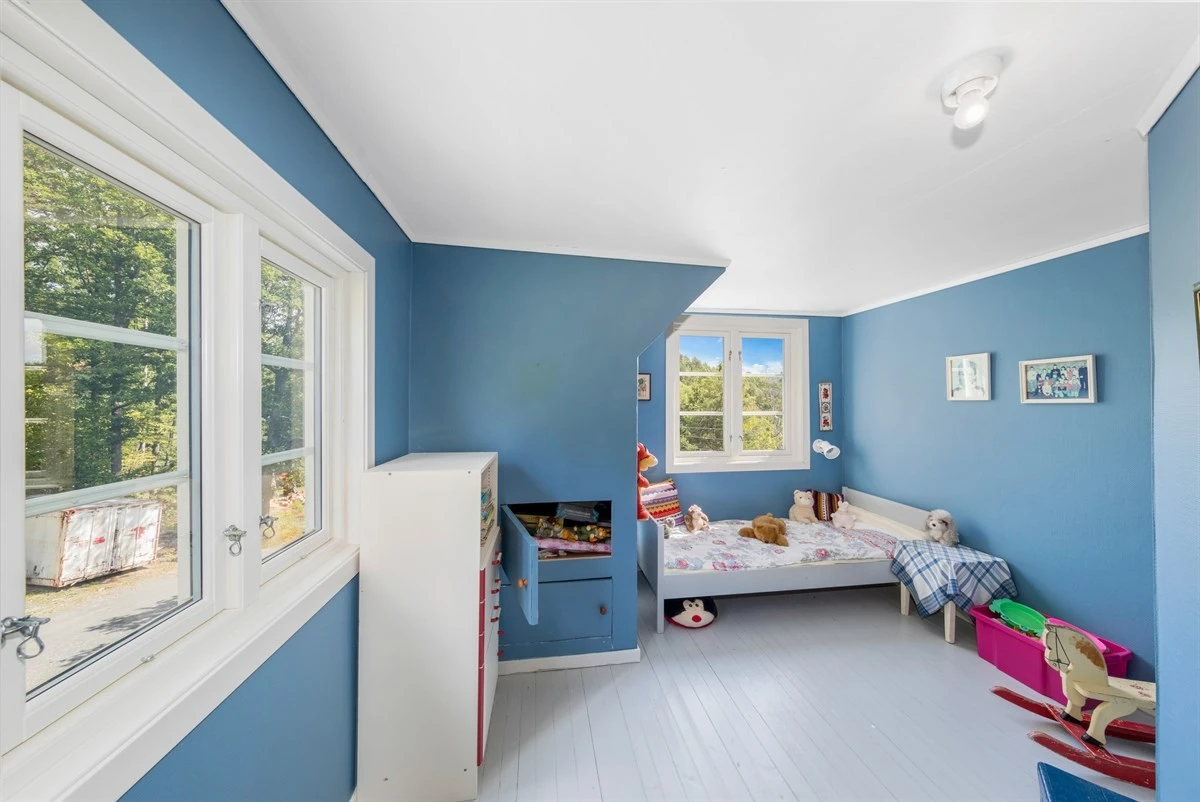 Rommene er av god størrelse og alle har plass til dobbeltseng. Galleribilde