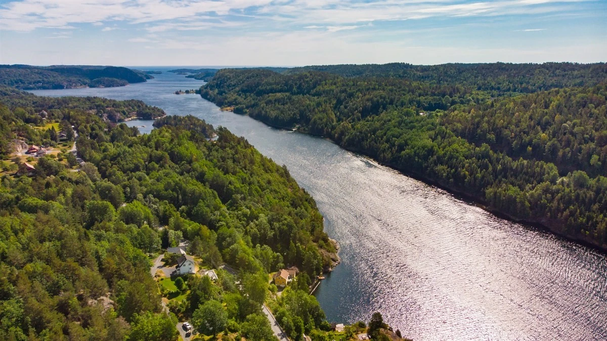 Dronebilde. Galleribilde