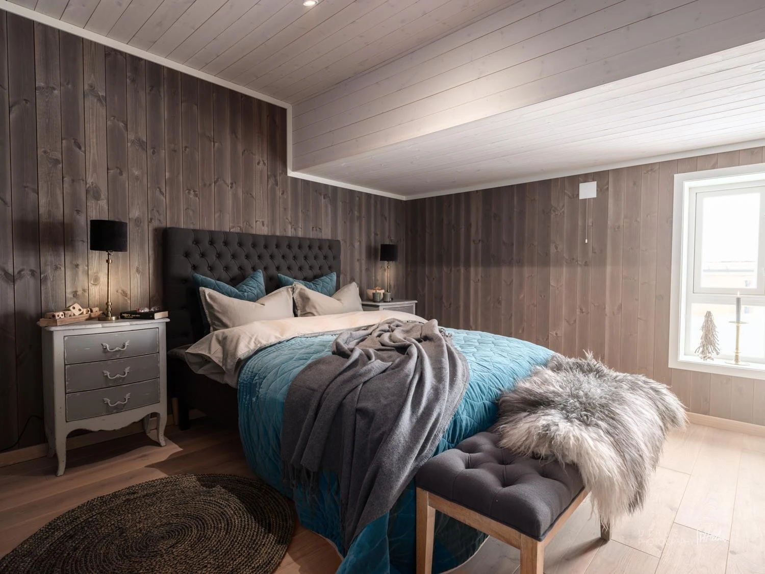 Bilde fra tilsvarende hytte - utstyrsnivået på avbildet hytte avviker noe da det her er gjort tilvalg Galleribilde