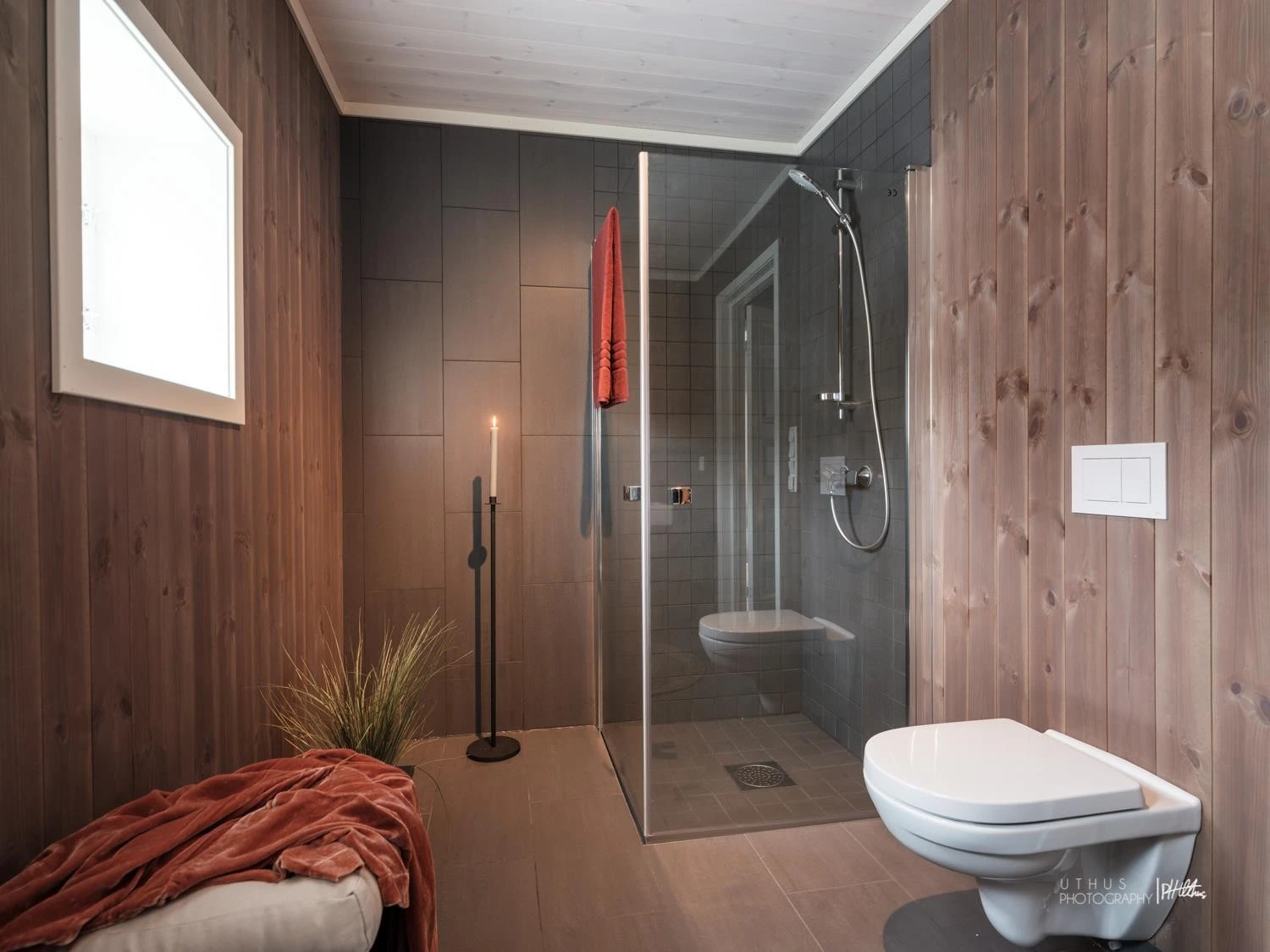 Bilde fra tilsvarende hytte - utstyrsnivået på avbildet hytte avviker noe da det her er gjort tilvalg Galleribilde