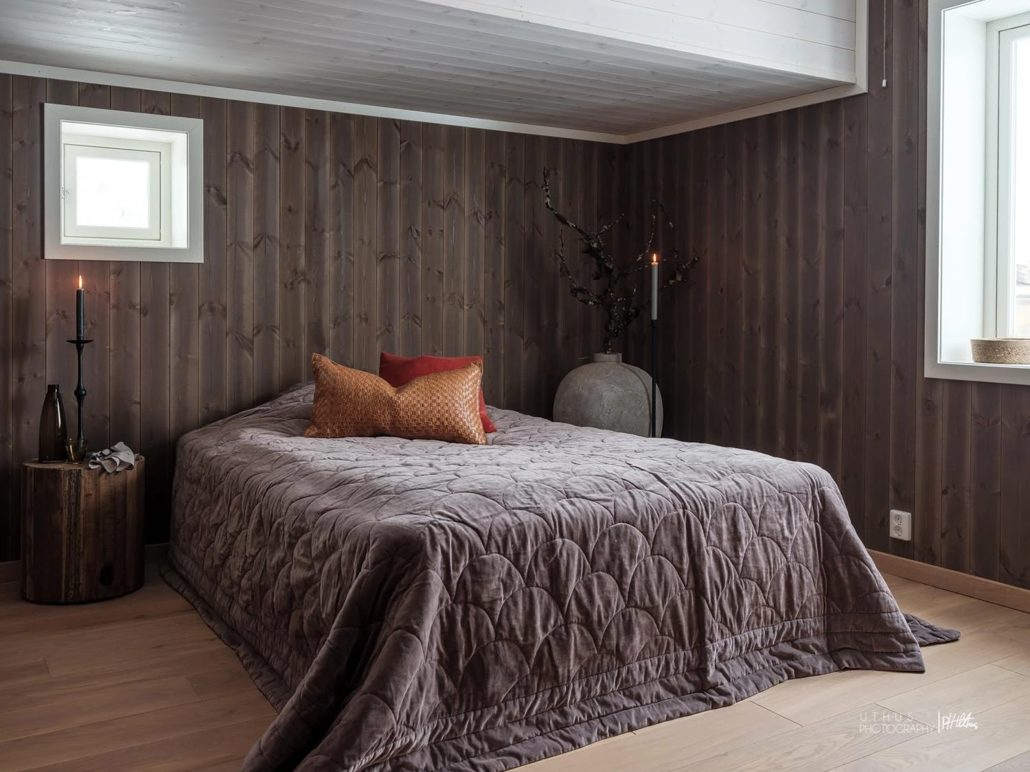 Bilde fra tilsvarende hytte - utstyrsnivået på avbildet hytte avviker noe da det her er gjort tilvalg Galleribilde