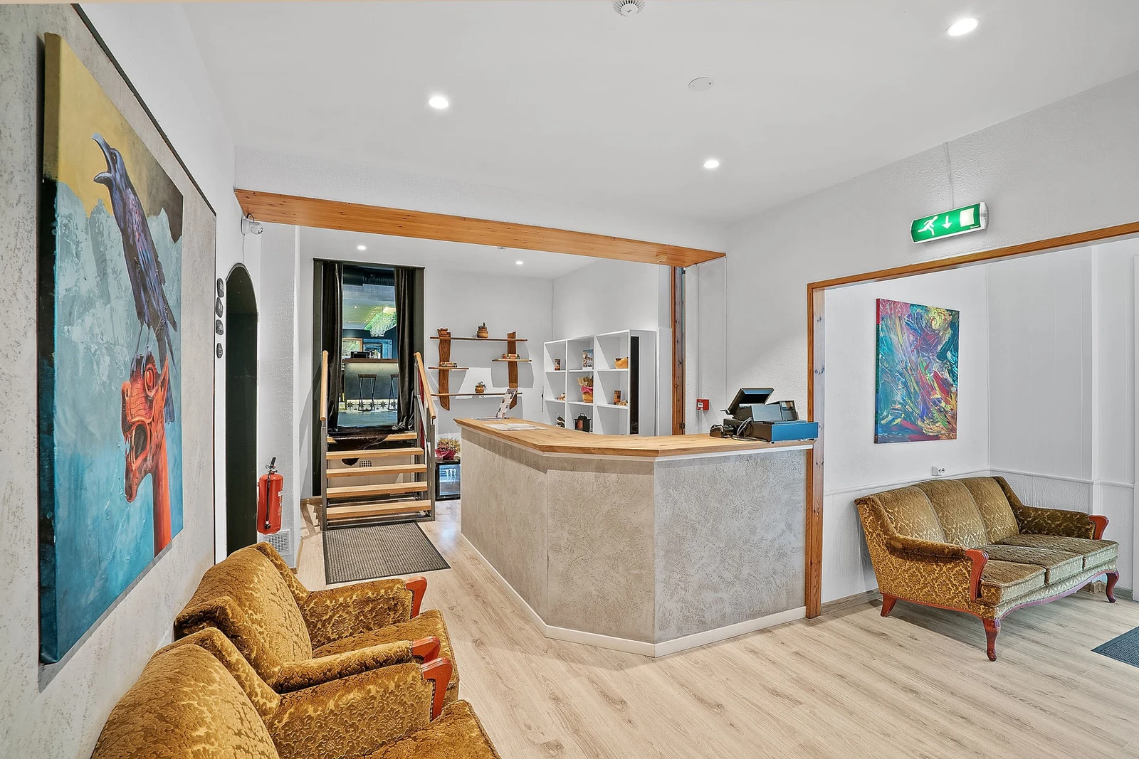 Resepsjonsområde Galleribilde