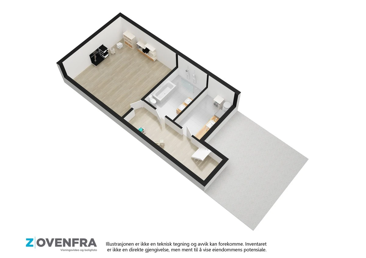 Plantegning underetasjen Galleribilde