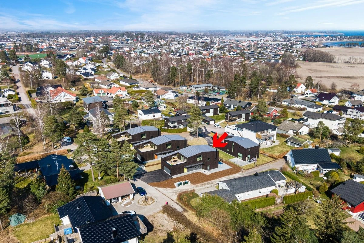 Stille og rolig beliggende med grense til friområder Galleribilde