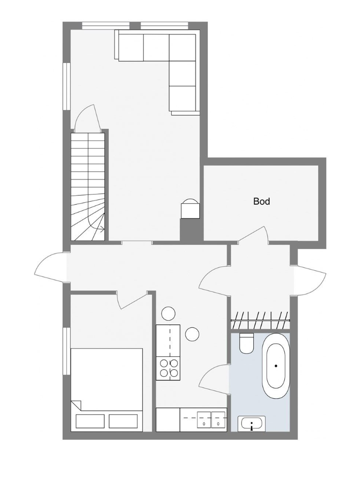 Plantegning Galleribilde
