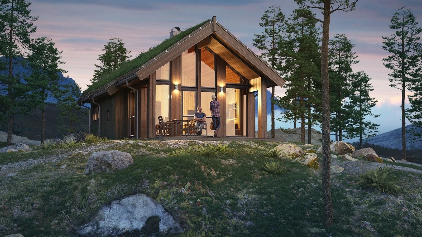 Illustrajon fasade Galleribilde