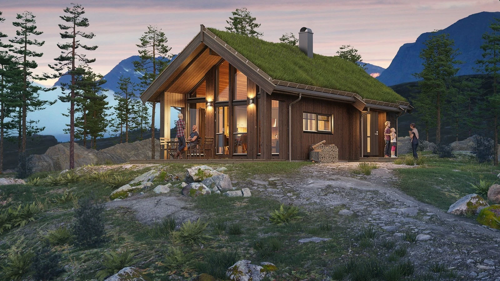 Illustrajon fasade Galleribilde