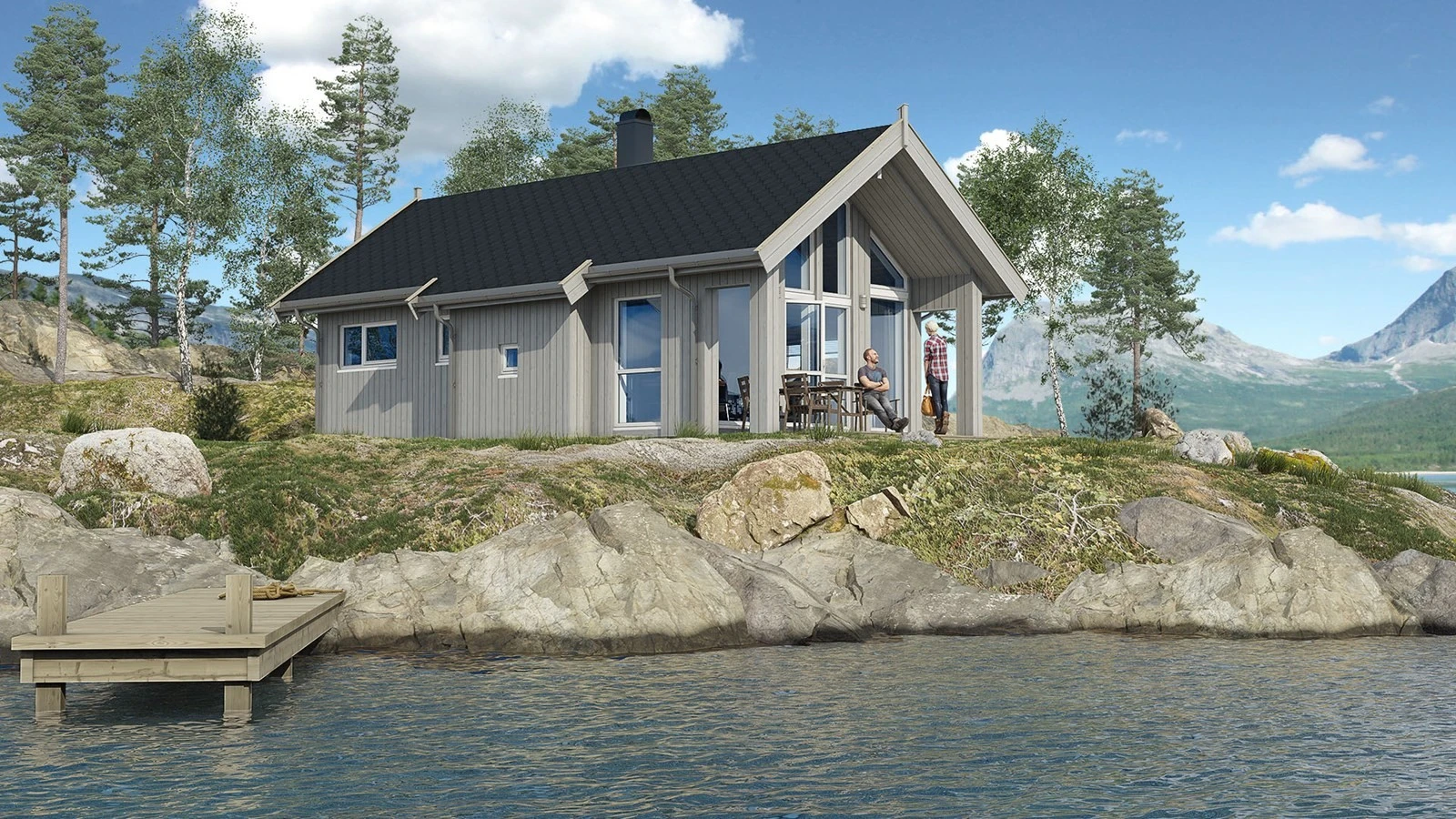 Illustrajon fasade Galleribilde