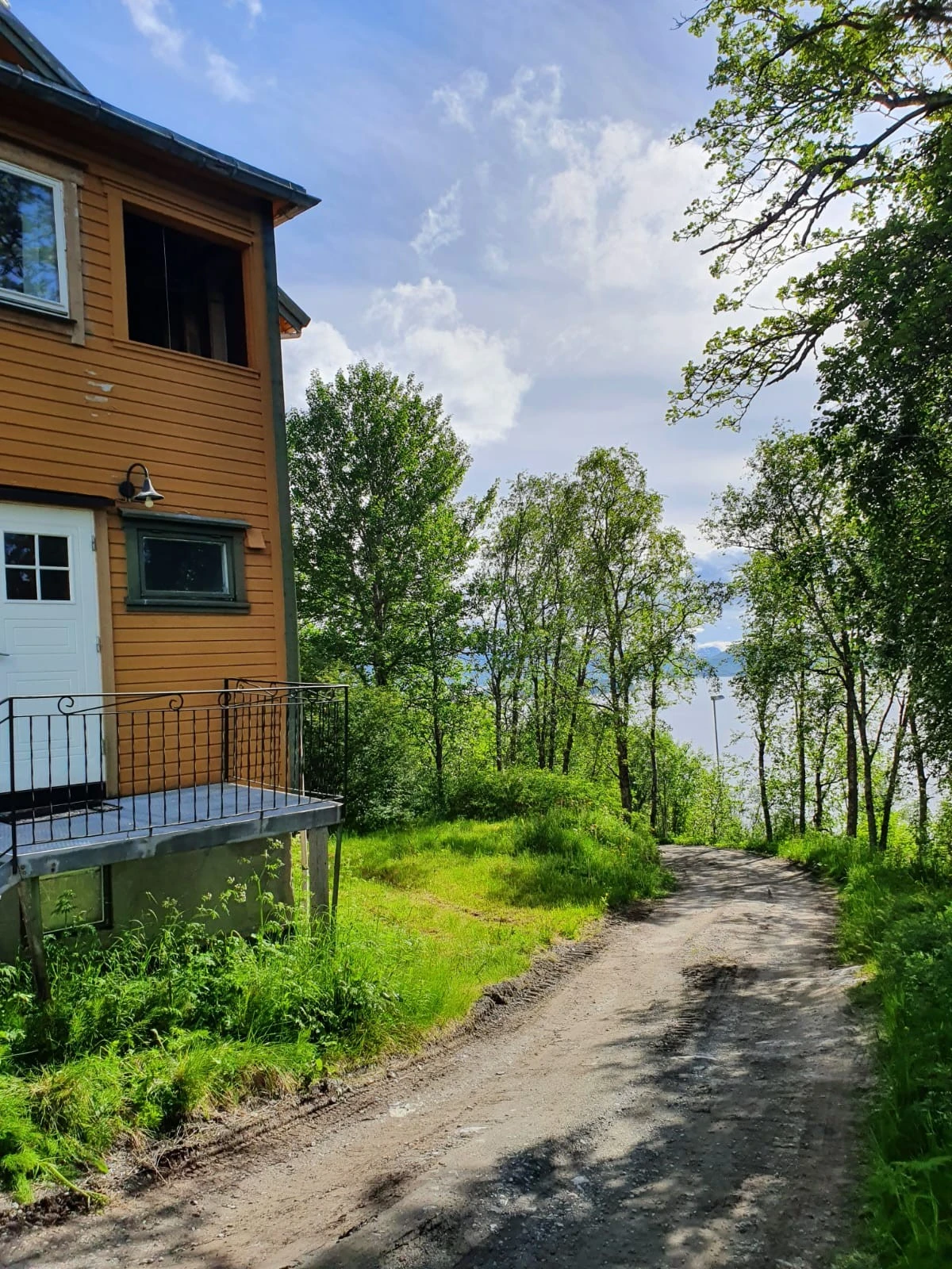 Utsikt utenfor huset Galleribilde