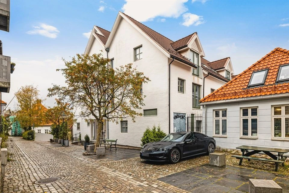 Utsiden av hus Galleribilde