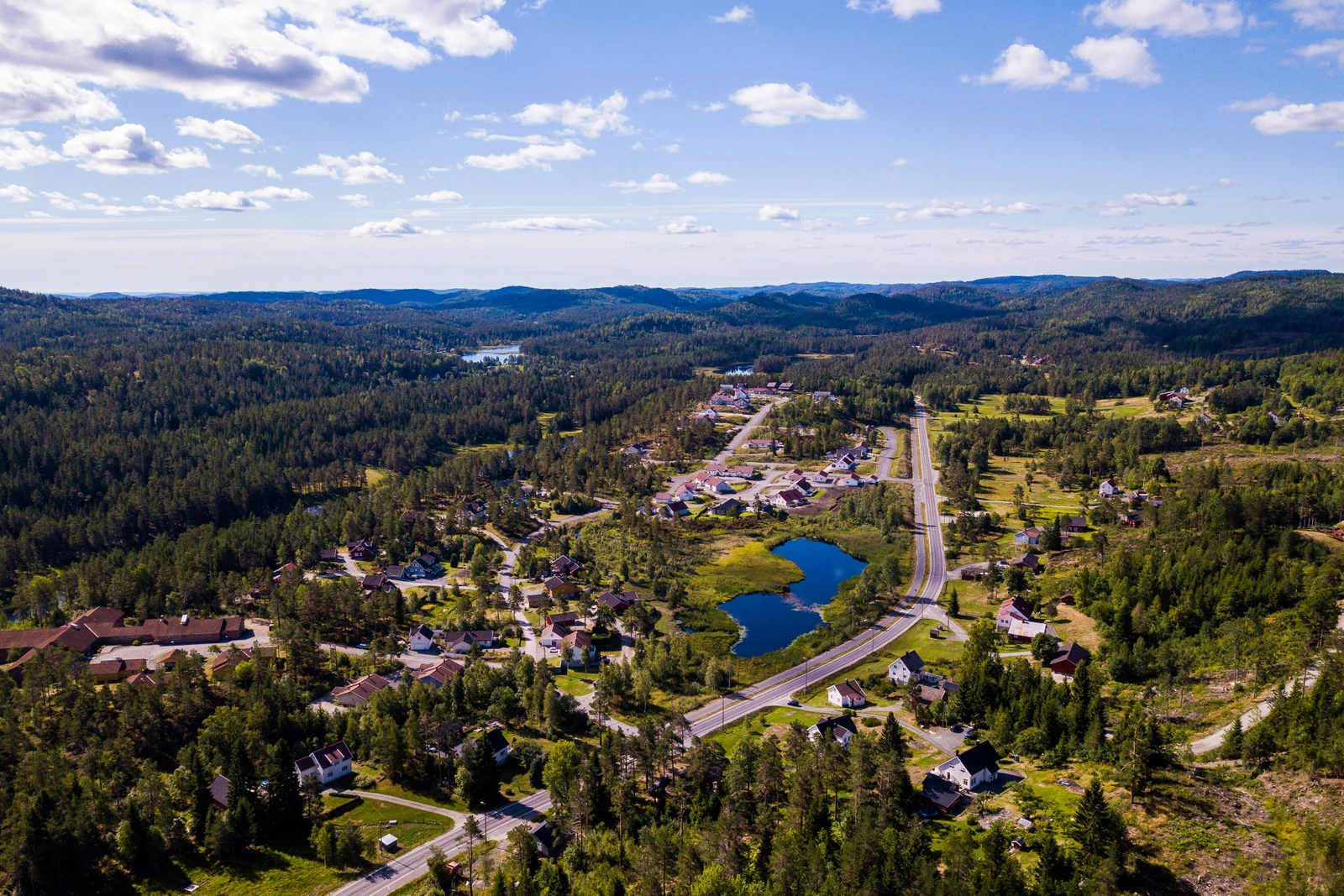 Mauråsen boligfelt midt på bilde Galleribilde