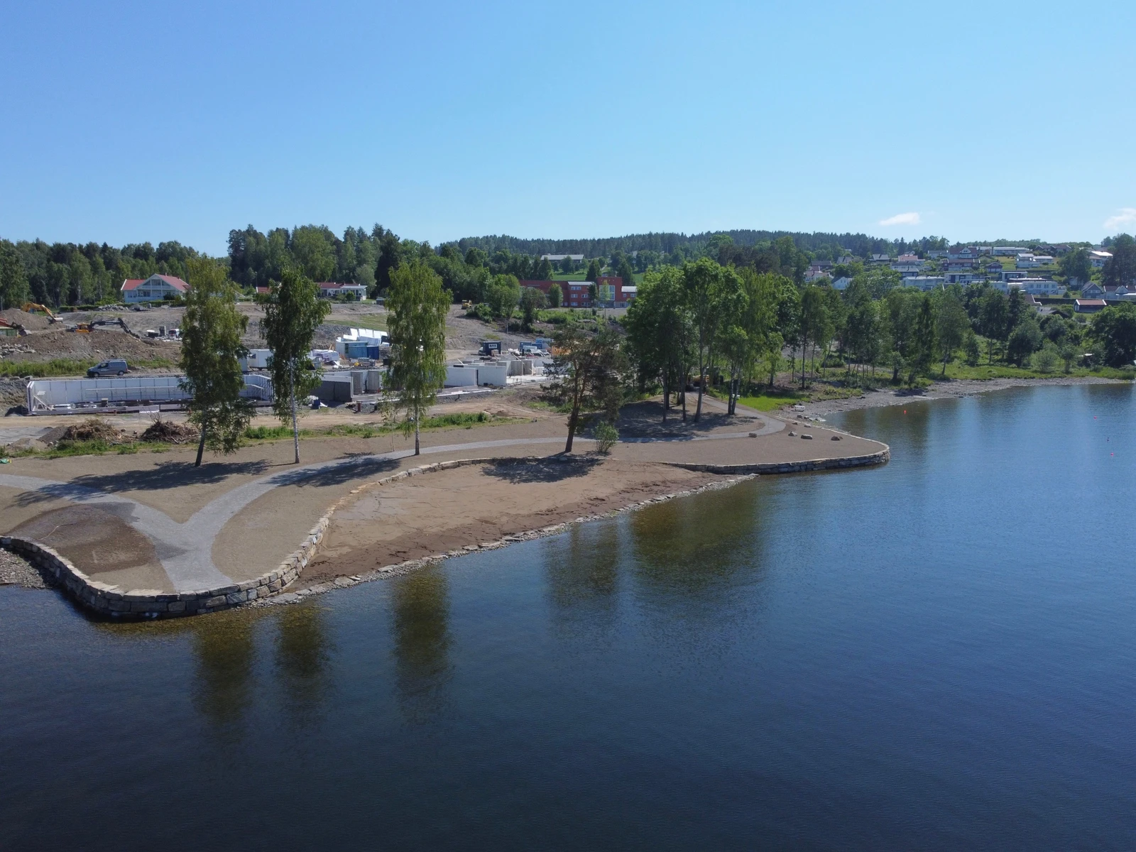 Området er i ferd med å ta form Galleribilde