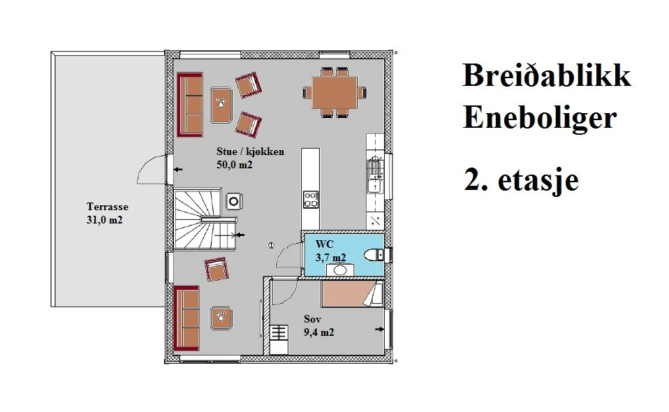 2.etasje, for illustrasjon Galleribilde