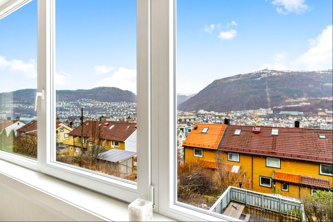 Utsikten fra boligen er upåklagelig. Galleribilde