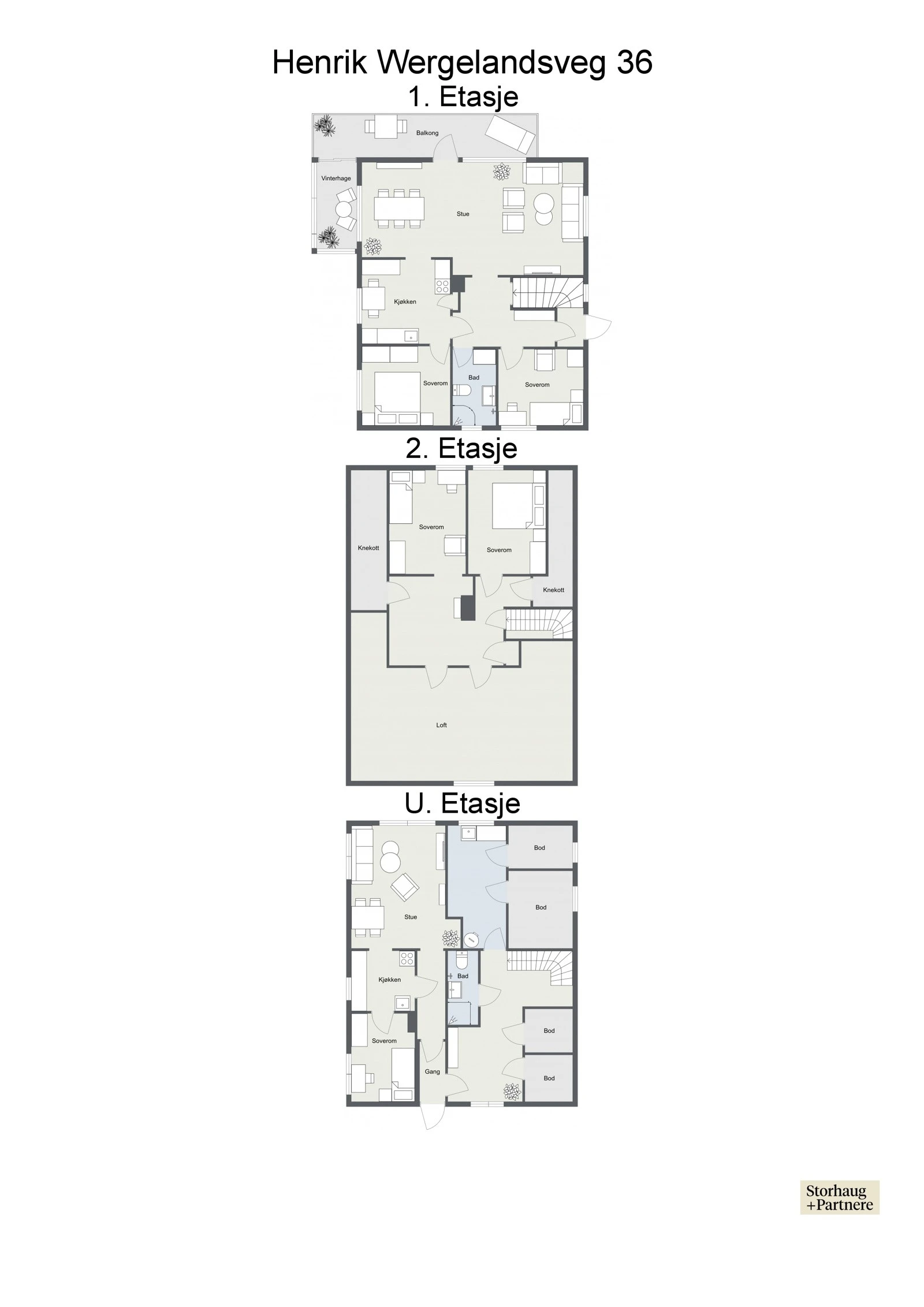 Plantegninger samlet. Galleribilde