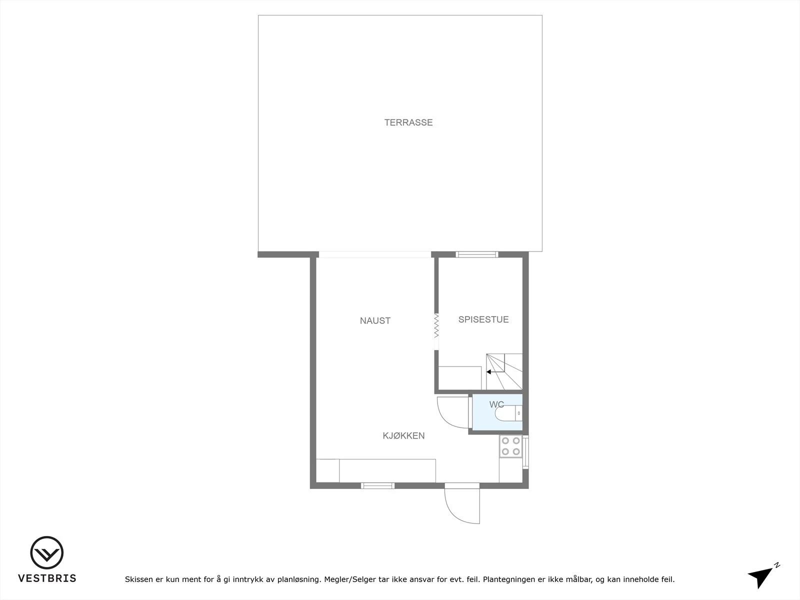 Plantegning 1. Etasje Galleribilde