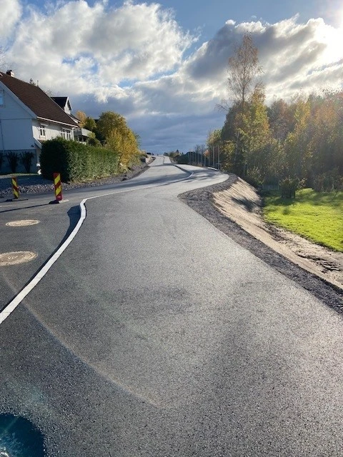 Innkjøring til feltet Galleribilde