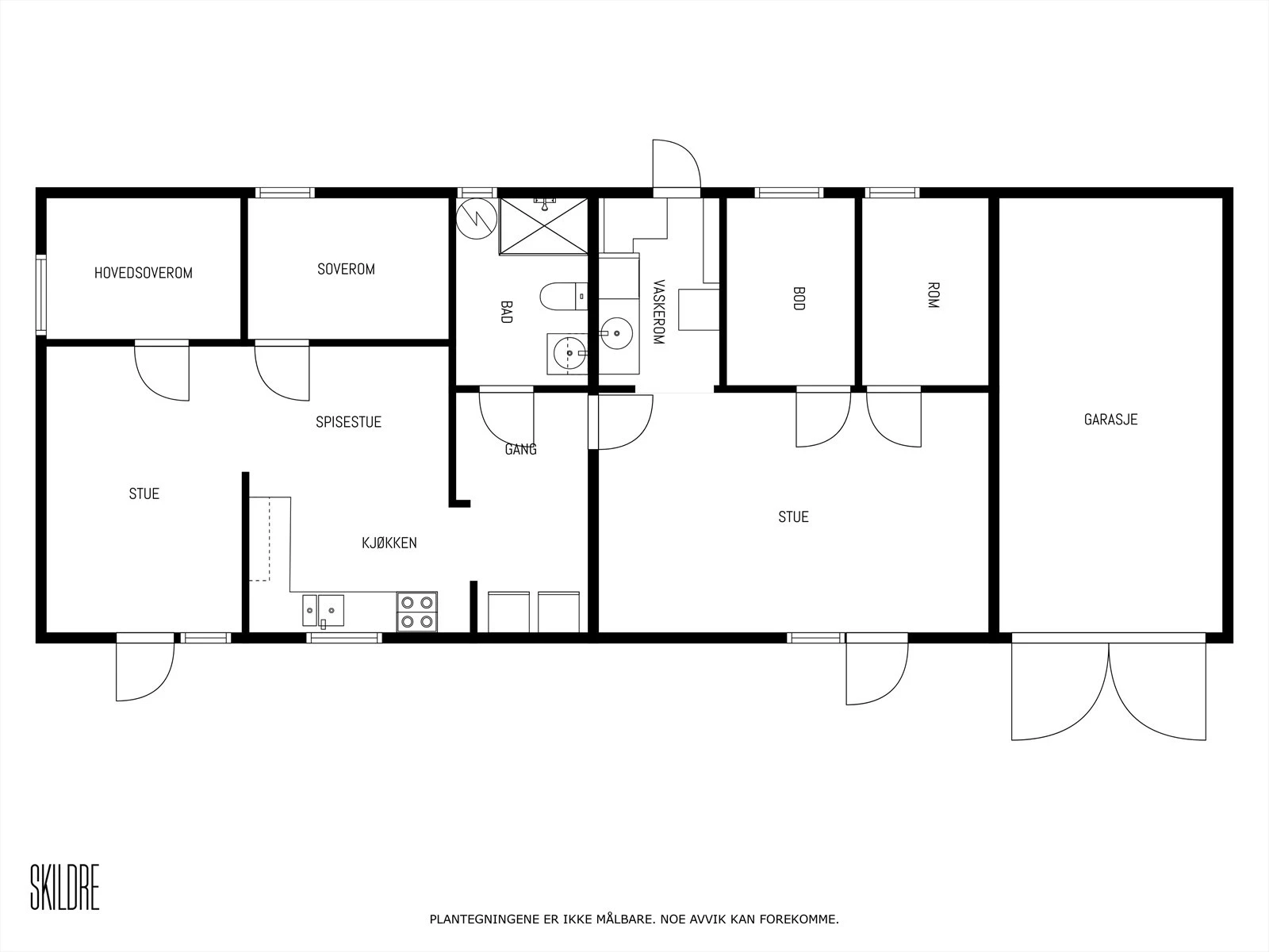 Plantegning. Galleribilde