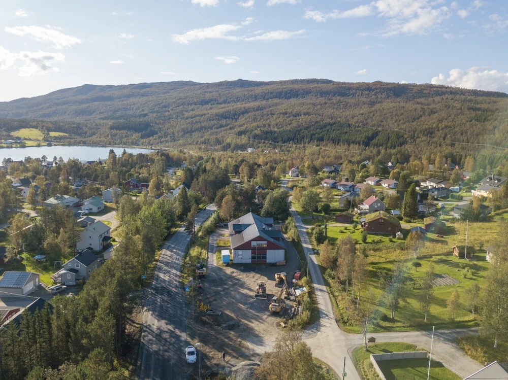 Næringseiendom i dag, med godkjenning for boligprosjekt Galleribilde