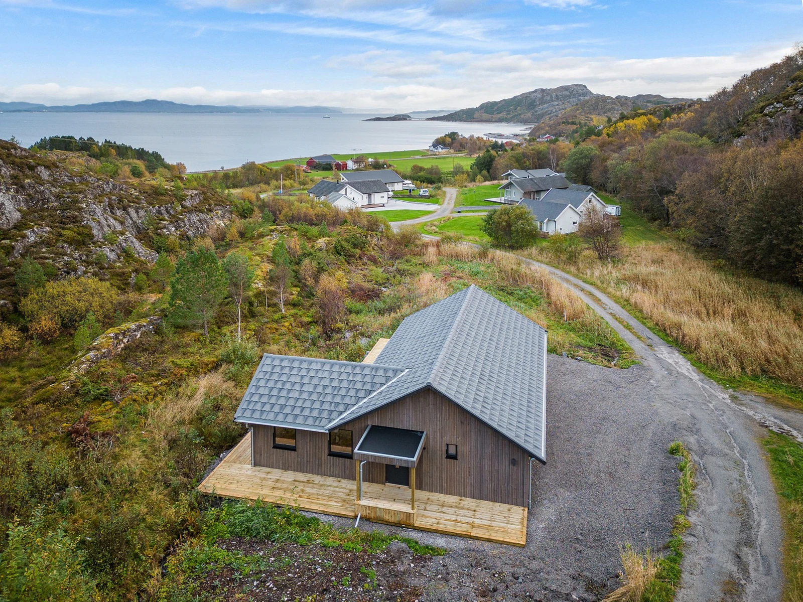 Sommerhvile hyttefelt på Agdenes. Galleribilde