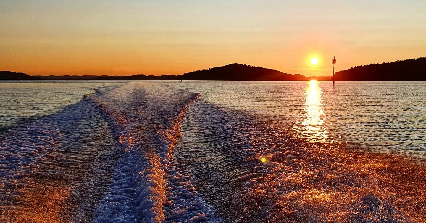 Årdalsfjorden med båtliv og fiskemuligheter venter i kort avstand fra tomten. Galleribilde