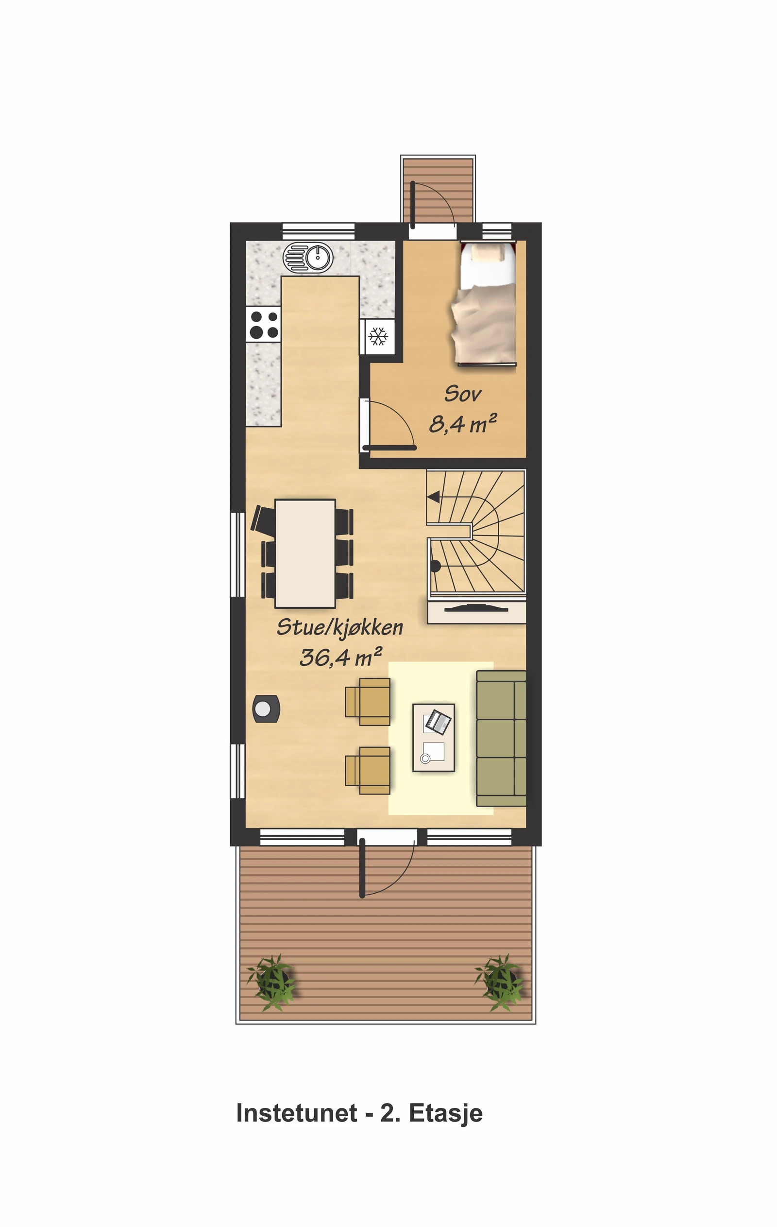 Planløysing 2. etg. Galleribilde