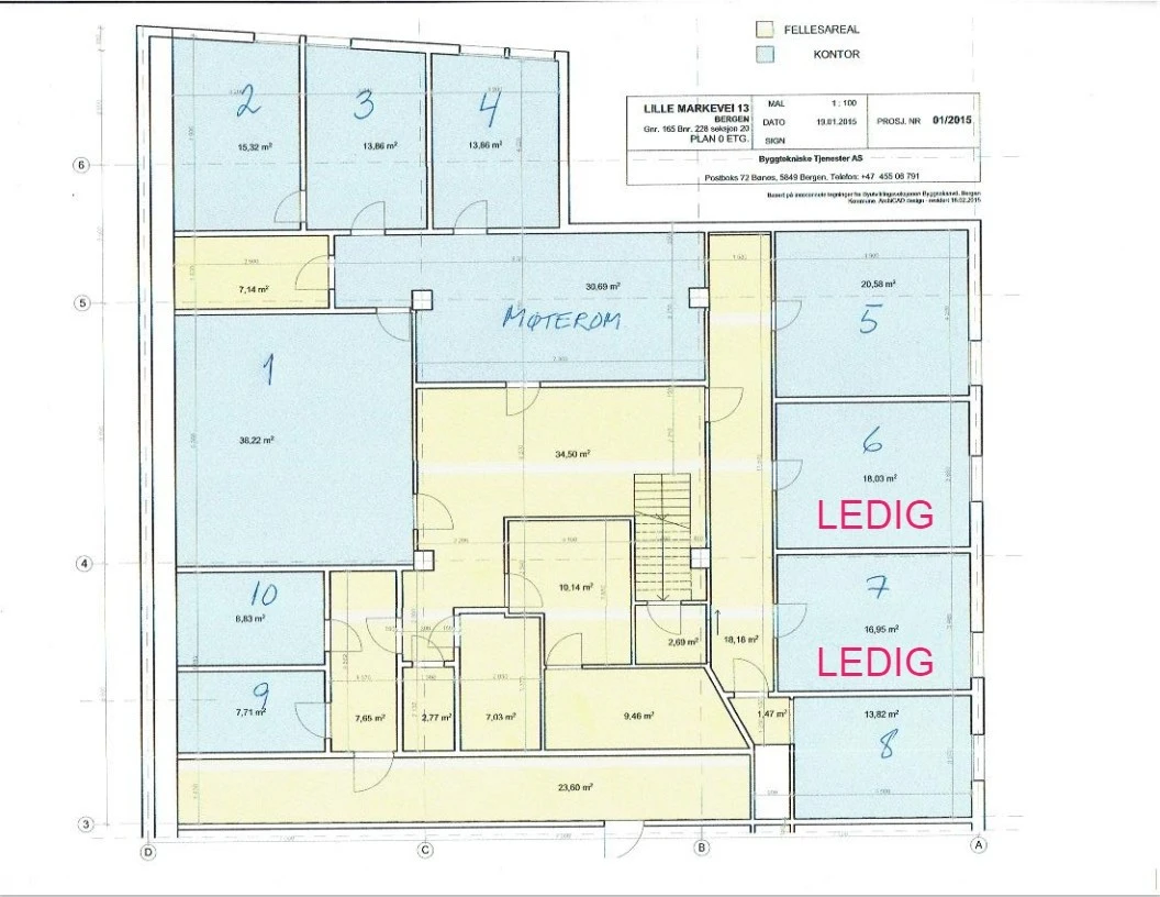 Plantegning 6, 7 og 8 er ledig ++ Galleribilde