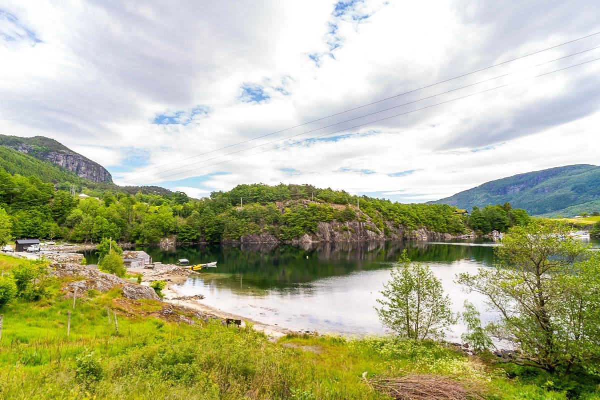 Badestrand i Sandangervågen Galleribilde