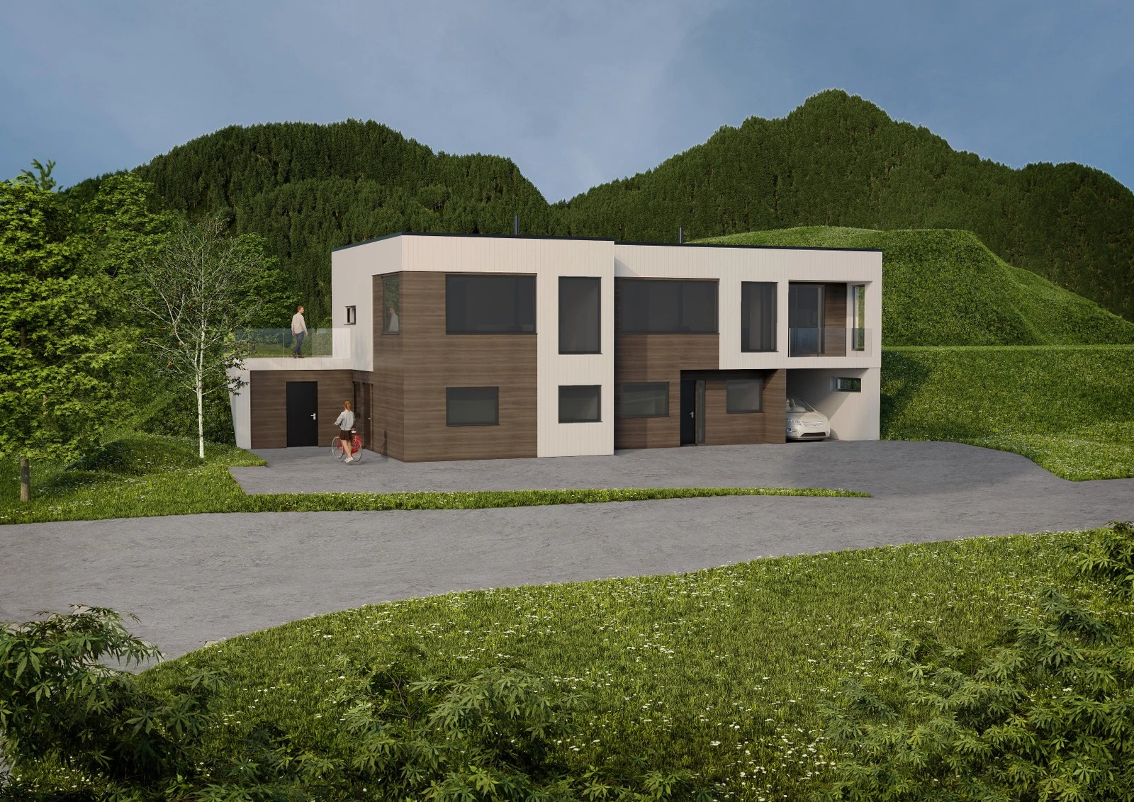 Fasade sett fra nord-øst. Galleribilde