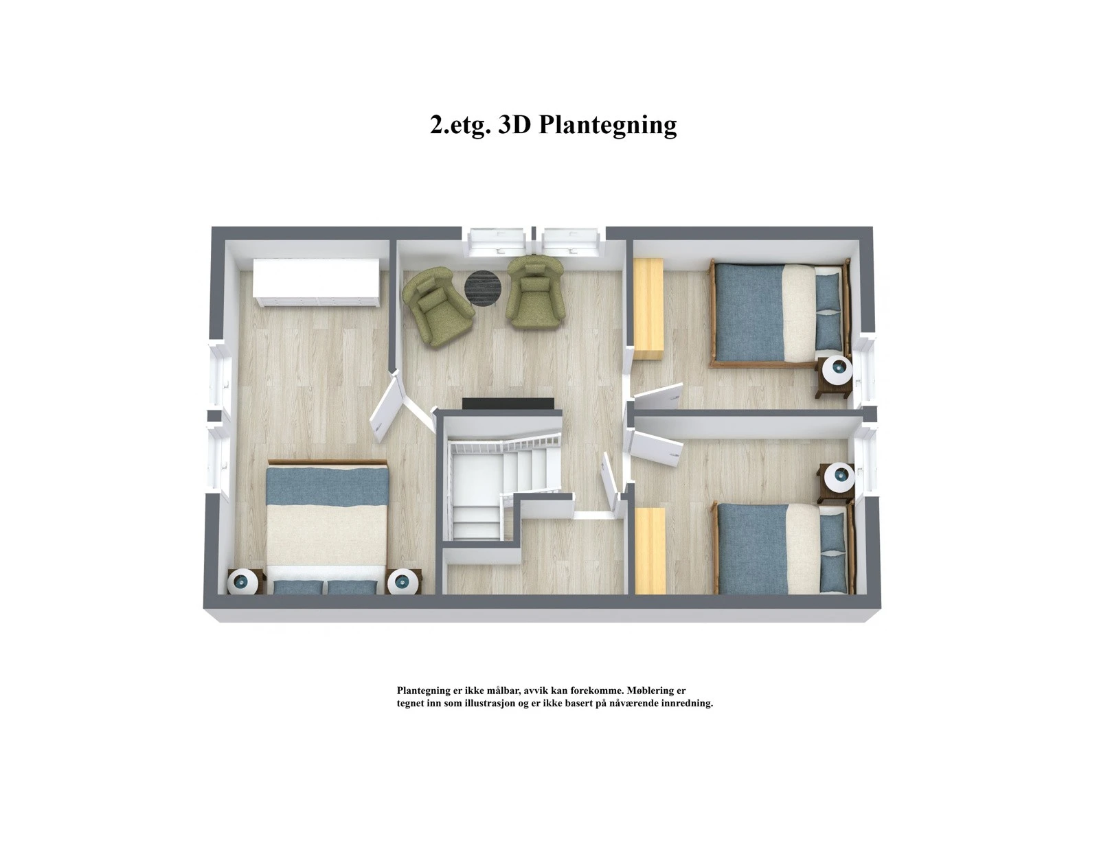 2.etg. - 3D Floor Plan Galleribilde