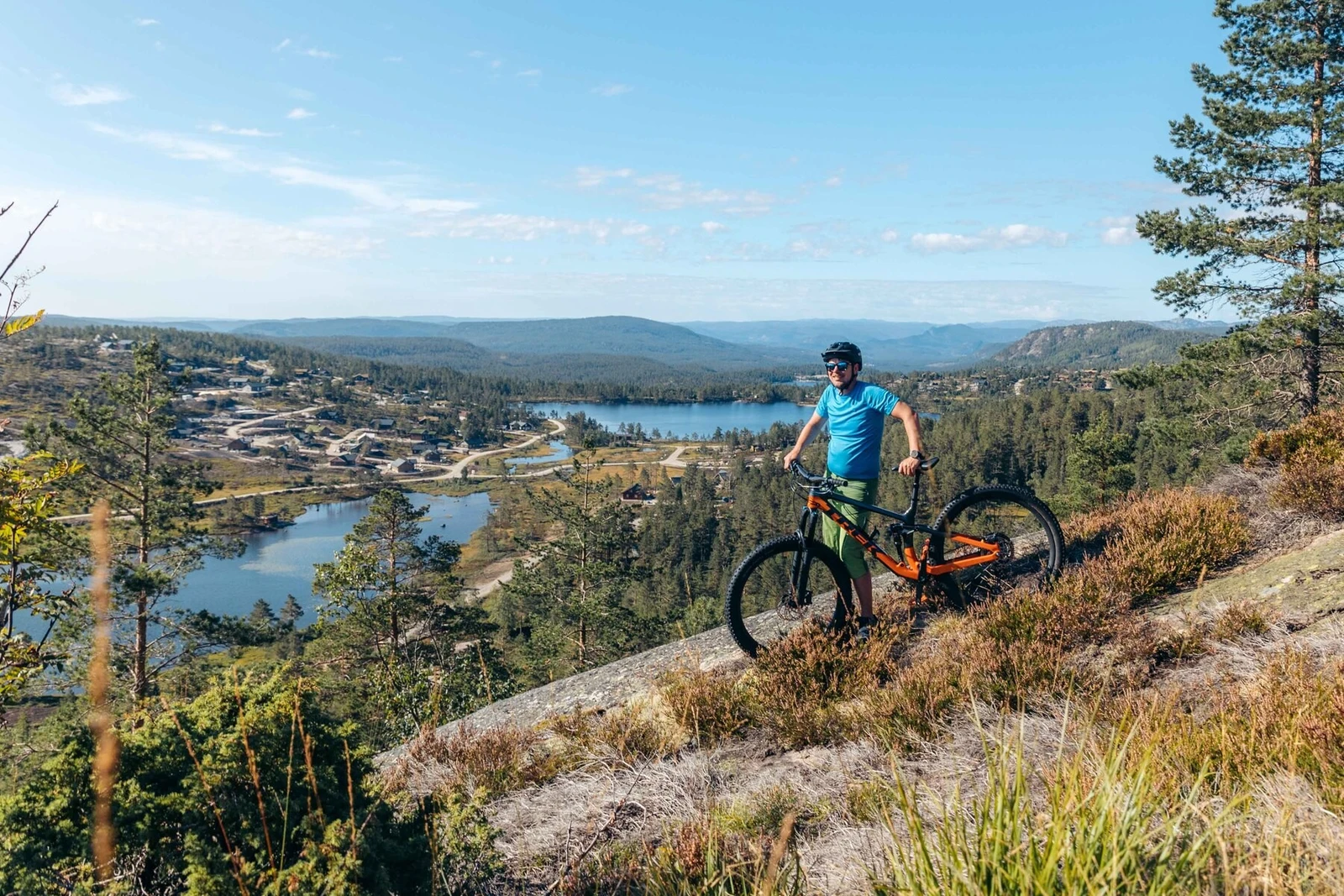 Utsikt mot tomteområdet Galleribilde